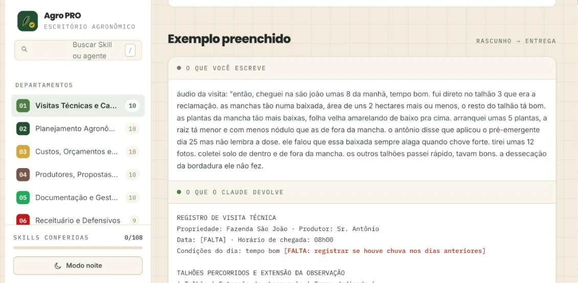 Exemplo preenchido, pronto pra revisar